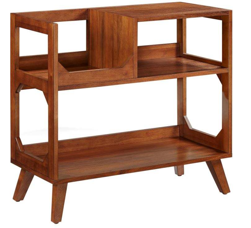 Solid Wood Record Player Stand OEM | Mid-Century Media Console | Vinyl Storage Custom