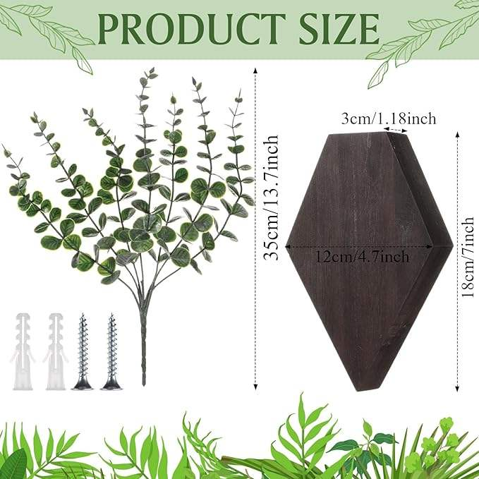 Wood Wall Vase OEM | Geometric Hanging Planters | Farmhouse Boho Decor Custom