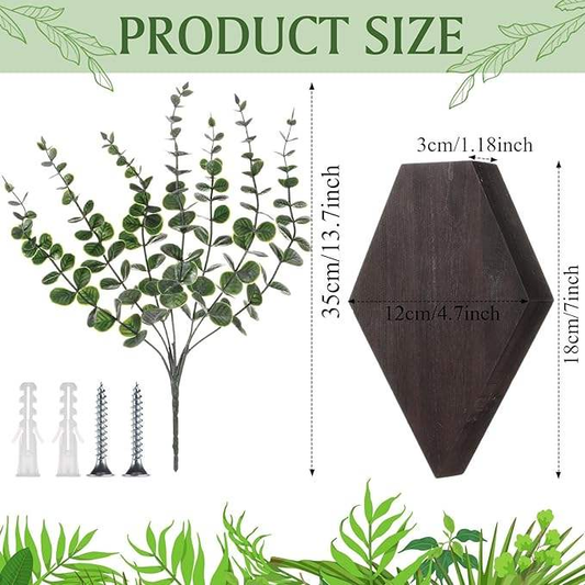Wood Wall Vase OEM | Geometric Hanging Planters | Farmhouse Boho Decor Custom