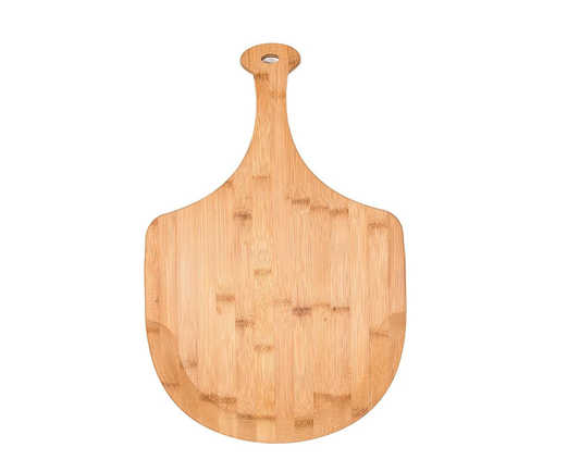 Bamboo Pizza Paddle, Wooden Pizza Paddle for Baking, Fruits, and Vegetables | with Handle, Household Wooden Pizza Paddle