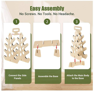 Pine Wood Paper Organizer OEM | FSC 12x12 12-Slot | Adjustable Shelves Custom