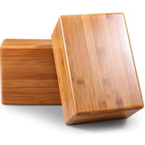 Bamboo Yoga Block OEM | 2pcs High-Density Handstand Brick | Custom Wholesale