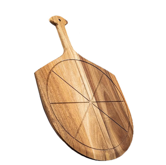 .7x12.6-inch Wooden Pizza Crust, Multi-functional Pizza Rack, Durable Pizza Paddles, Pizza Making Accessories