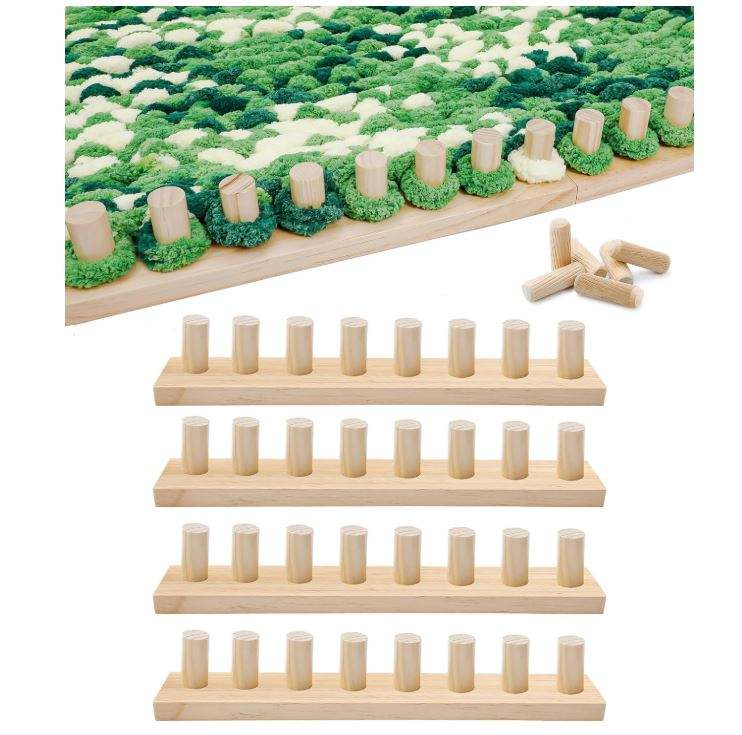 Wholesale Custom 64" FSC Wooden Chunky Blanket Loom | Adjustable Modular Hand Knitting Weaving Frame Kit