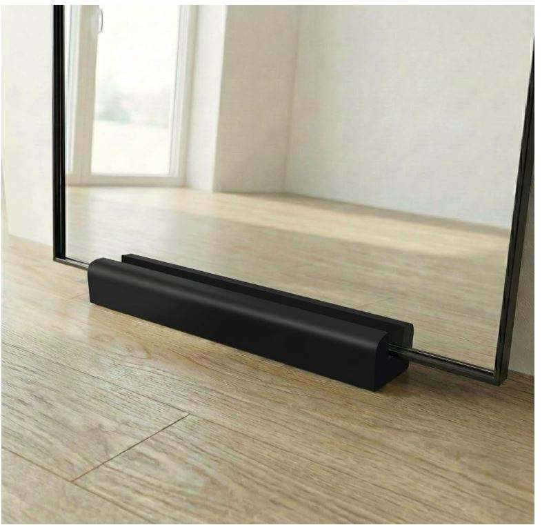 Wholesale Custom FSC Wooden Floor Mirror Stand Base | Anti-Slip Full Length Mirror Holder Bracket