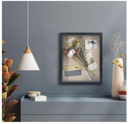Graduation Shadow Box Frame 13x16 | Deep Display Case with Real Glass & Linen Backing | Wholesale OEM Custom