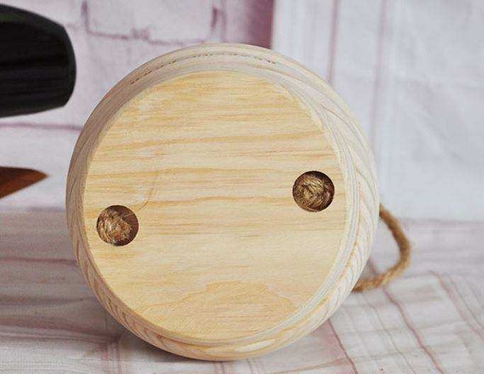 Wholesale Custom Honeycomb Shaped Wooden Honey Barrel Box | OEM Laser Engraving | Natural Pine | Factory Direct