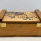 Wholesale Custom Vintage Wooden Ammo Box | Dovetail Joint Hinged Storage Crate | OEM Laser Engraving