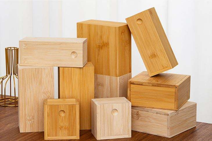 Plain Pine Wood Gift Box | Unfinished Natural Wooden Storage Box with Clasp & Sliding Lid | Custom Logo Engraving