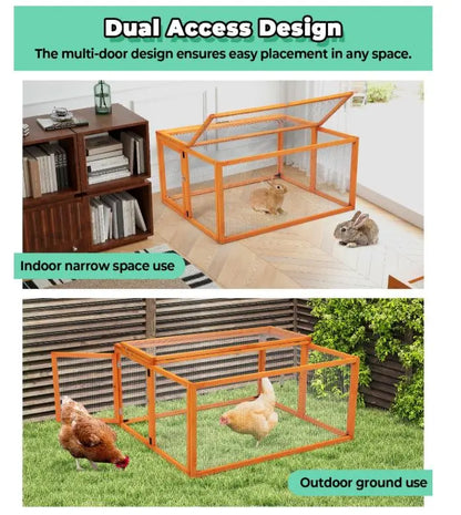 Wholesale Portable Chicken Coop &amp; Brooder Box | Foldable Wooden Rabbit Hutch | Factory Direct