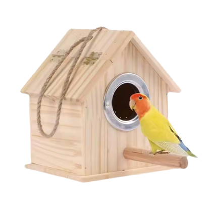 Wood Bird House OEM | Outdoor Hanging Nest | Pine OEM/ODM Wholesale Custom