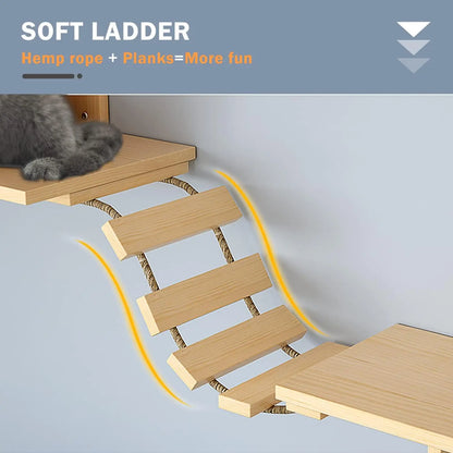 Wholesale Cat Wall Furniture | Modular Wall-Mounted Climbing System | Factory Direct