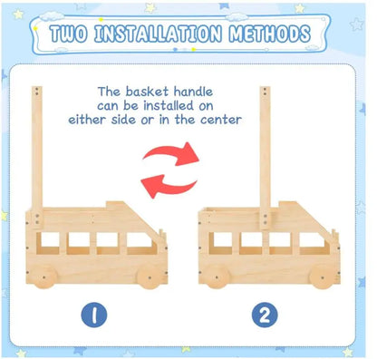 Wholesale Baby Gift Crate with Clothes Hanger Rack | Wooden Baby Shower Closet Box | Factory Direct