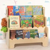 Wholesale Kids Bookshelf | 3-Tier Scalloped Montessori Bookcase | Factory Direct