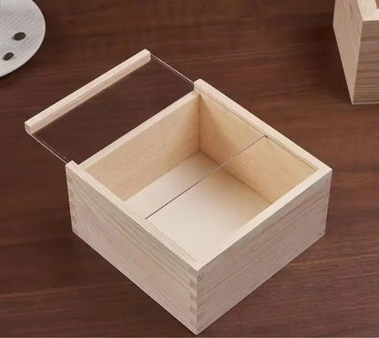 Wholesale Unfinished Wood Gift Box | Pine Paulownia Packaging Box with Acrylic Lid | Factory Direct