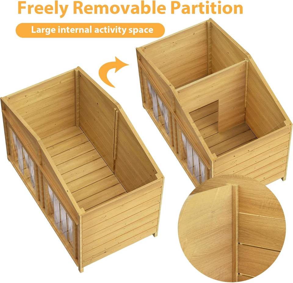 Wholesale Large Waterproof Wooden Doghouse 47in