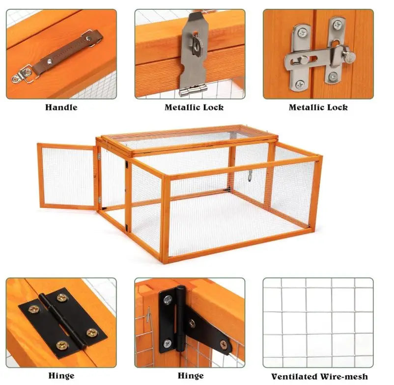 Wholesale Portable Chicken Coop &amp; Brooder Box | Foldable Wooden Rabbit Hutch | Factory Direct