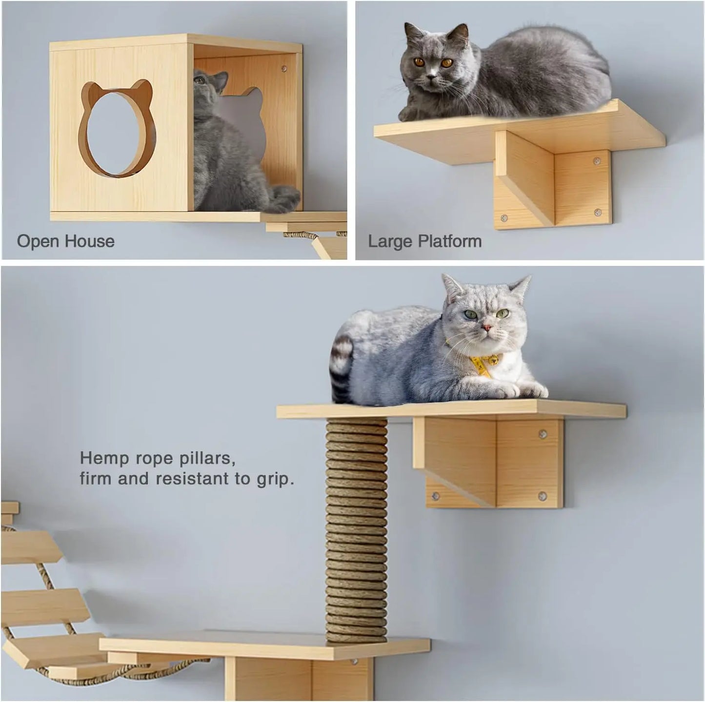 Wholesale Cat Wall Furniture | Modular Wall-Mounted Climbing System | Factory Direct