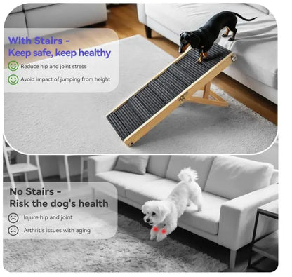 Wholesale Dog Ramp for Couch | Foldable 4-Height Pet Steps | Factory Direct
