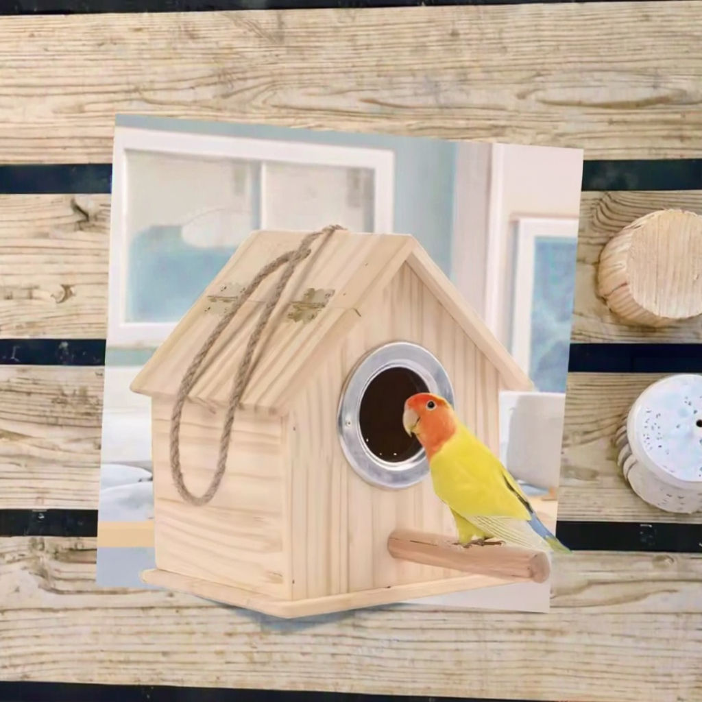 Wood Bird House OEM | Outdoor Hanging Nest | Pine OEM/ODM Wholesale Custom