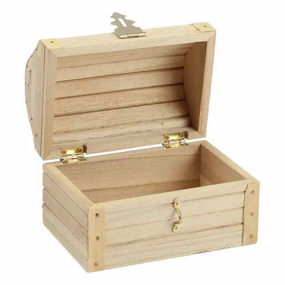 Wholesale Wooden Jewelry Box | Small Antique Treasure Chest | Factory Direct