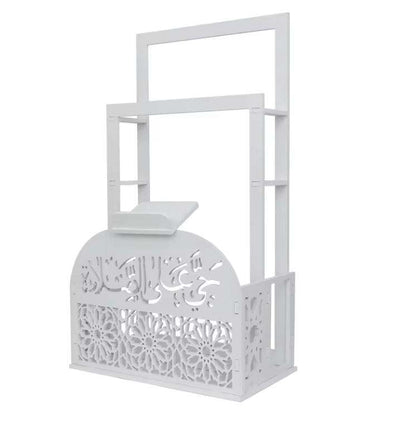 Wholesale wooden prayer mat organizer and Quran stand