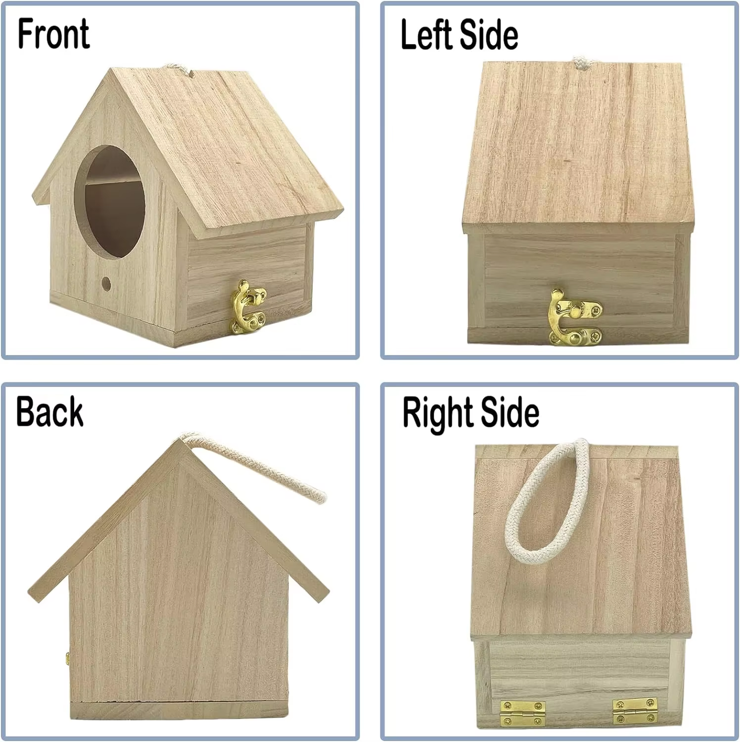 Wood Bird House OEM | Outdoor Hanging Nest | Pine OEM/ODM Wholesale Custom