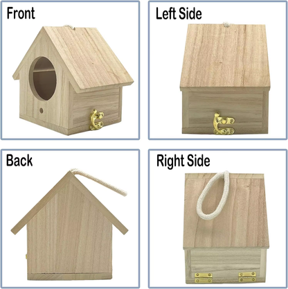 Wood Bird House OEM | Outdoor Hanging Nest | Pine OEM/ODM Wholesale Custom