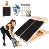 Wooden Slant Board OEM | Adjustable Calf Stretch Board 300lbs | Custom Logo
