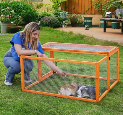 Wholesale Portable Chicken Coop &amp; Brooder Box | Foldable Wooden Rabbit Hutch | Factory Direct
