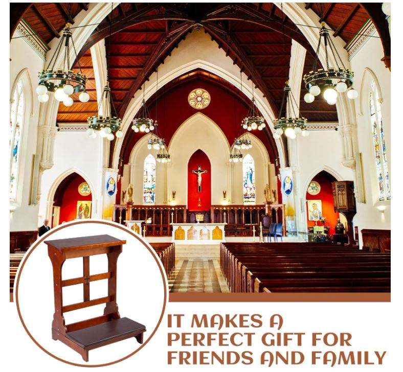 Prayer bench stool packaging