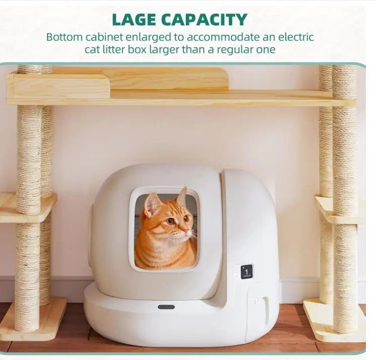 Wholesale Wood Cat Tower | Multi-Level Cat Tree Furniture with Scratching Post | Factory Direct
