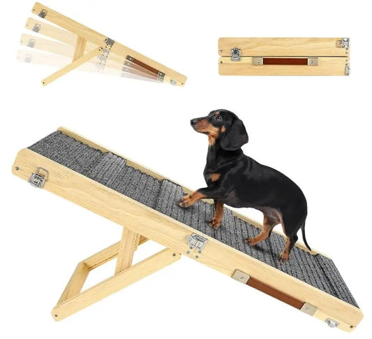 Wholesale Dog Ramp for Couch | Foldable 4-Height Pet Steps | Factory Direct