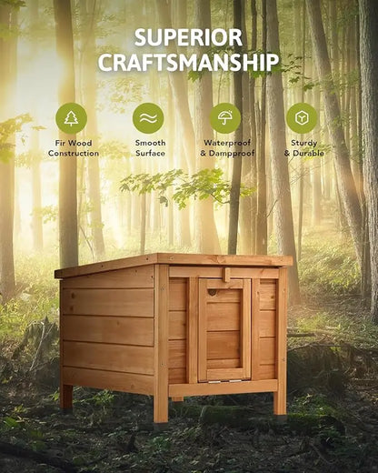 Wholesale Weatherproof Wooden Pet Shelter | Outdoor Cat House & Rabbit Hutch | Factory Direct