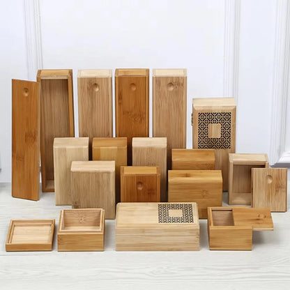 Wholesale Bamboo Gift & Storage Box | Custom Logo Wooden Jewelry Box | Factory Direct