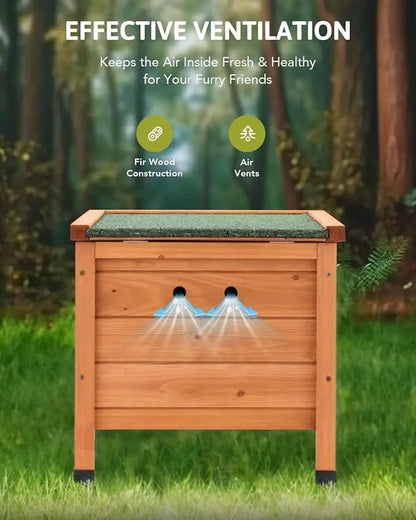 Wholesale Weatherproof Wooden Pet Shelter | Outdoor Cat House & Rabbit Hutch | Factory Direct