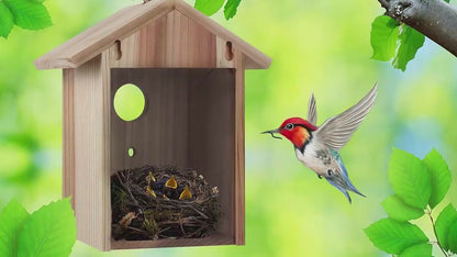 Wooden Bird House OEM | Weather-Resistant Nesting Box | Custom Wholesale