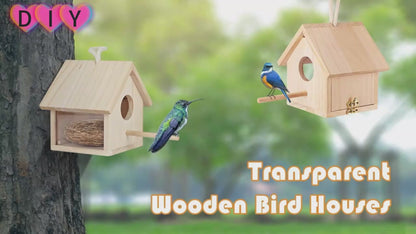 Wood Bird House OEM | Outdoor Hanging Nest | Pine OEM/ODM Wholesale Custom