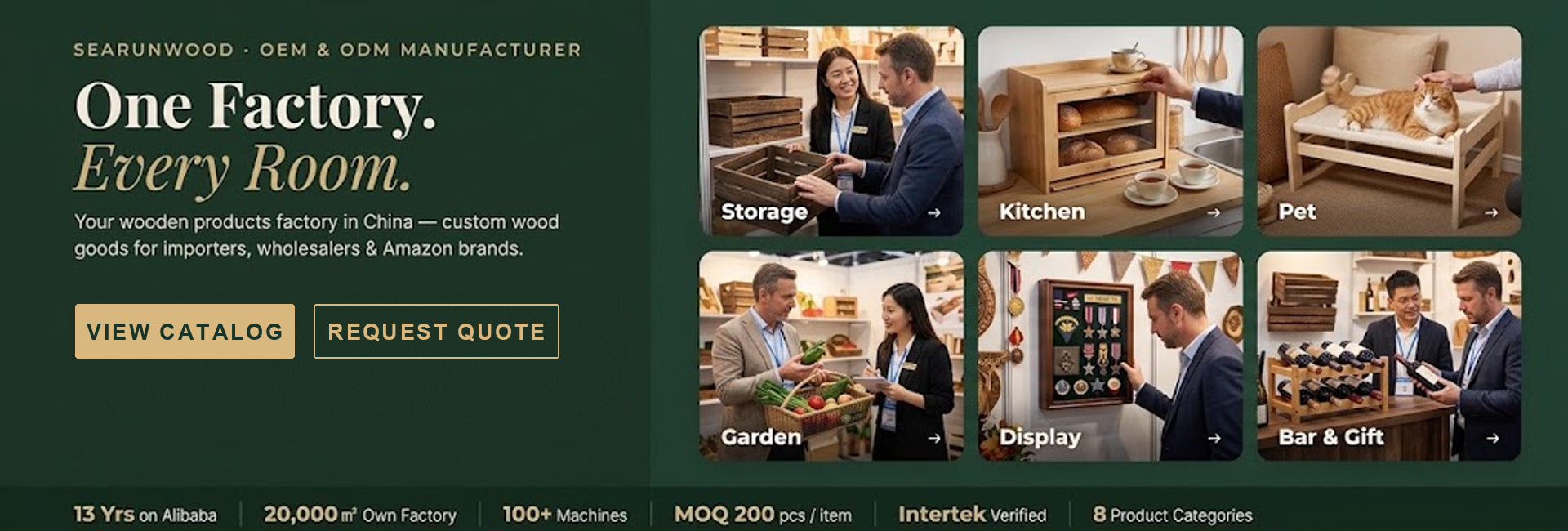 Searunwood OEM & ODM custom wooden products manufacturer
