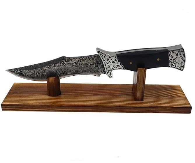 Knife Display, Single Knife Display Stand, Knife Holder Case for Fixed Blade Knife Collection for Displaying Knives