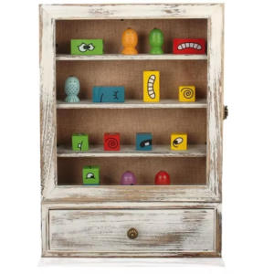 Customize Shadow Box Frame with Drawers Large Deep Shadow Box Display Case with Removable Shelf (Copy)