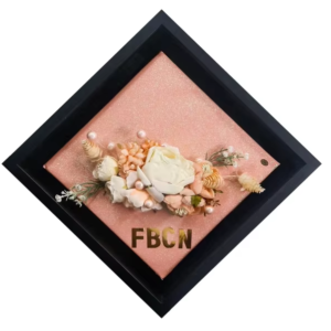 Best selling Shadow Box Frame Wood Display Case with Stick Pins Hanging Hardware