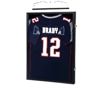 Party decoration Large Sport Jersey Shadow Box with 98% UV Protection Acrylic and Hanger for Baseball Basketball Football