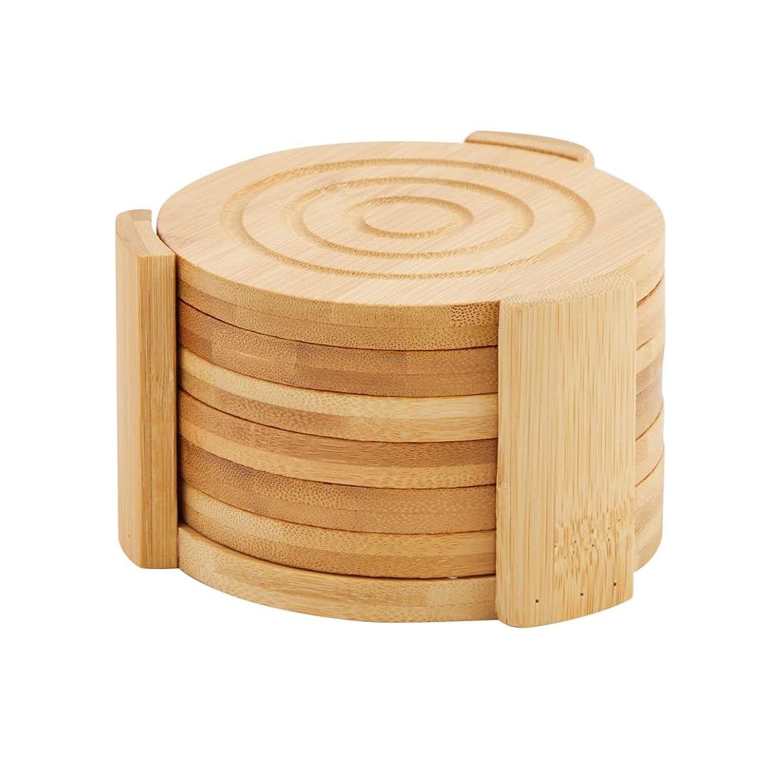 Bamboo Coaster Set