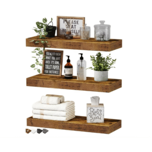 Floating Shelves for Wall Bathroom Shelf Bedroom Kitchen Living Room Hanging Book Shelves