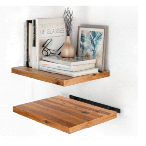 Large Extra Wooden Floating Shelves for Wall - Floating Book Shelves, Floating Shelf for Bedroom