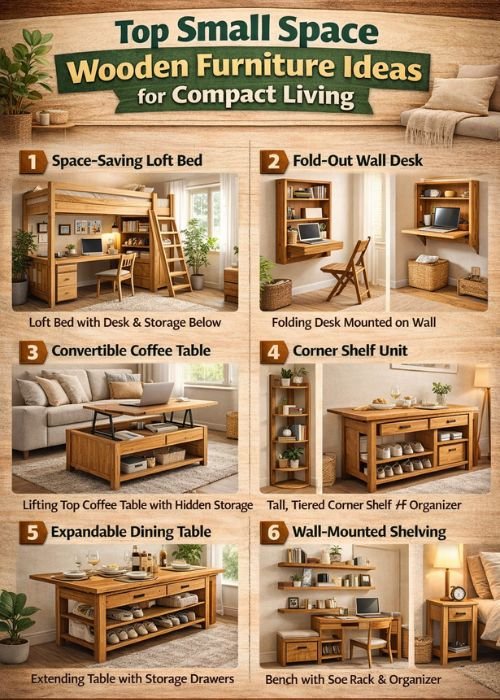 Small Space Wooden Furniture