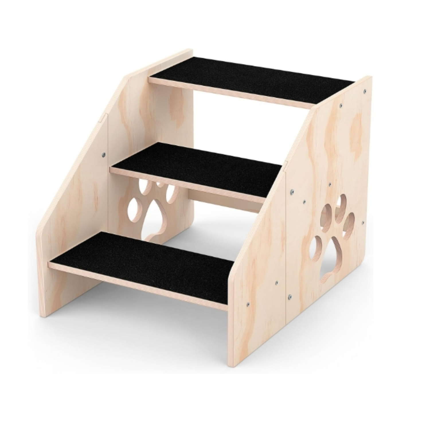 Wooden Pet Stairs Pet Steps Foldable Stairs Ram Great for Small and Older